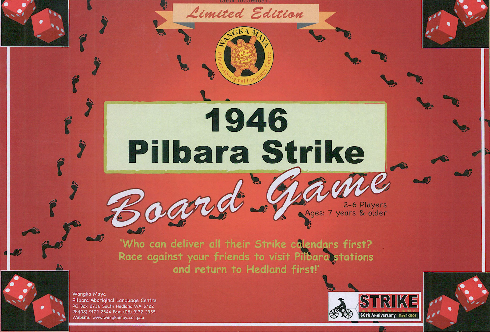 The 1946 Pilbara Strike Board Game Cover